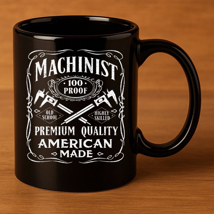 Machinist Machine Operator Engine Driver 11oz C Handle Ceramic Mug
