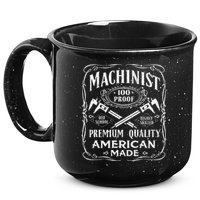 Machinist Machine Operator Engine Driver 15oz Campfire Ceramic Mug