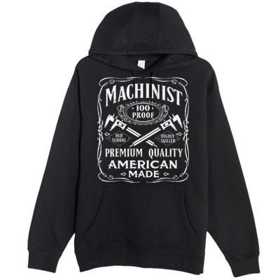 Machinist Machine Operator Engine Driver Premium Pullover Hoodie