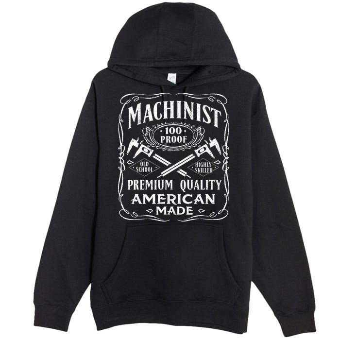Machinist Machine Operator Engine Driver Premium Pullover Hoodie