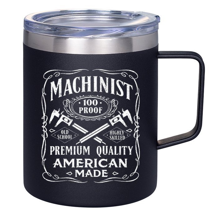Machinist Machine Operator Engine Driver 12oz Stainless Steel Coffee Mug