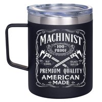 Machinist Machine Operator Engine Driver 12oz Stainless Steel Coffee Mug