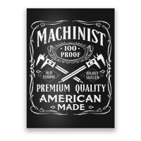 Machinist Machine Operator Engine Driver Poster