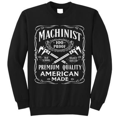 Machinist Machine Operator Engine Driver Tall Sweatshirt