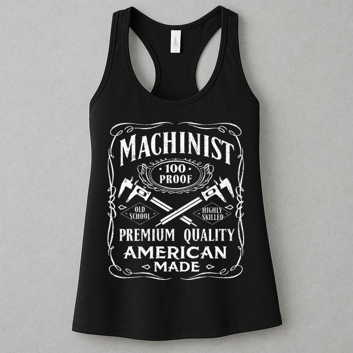 Machinist Machine Operator Engine Driver Womens Tank Top