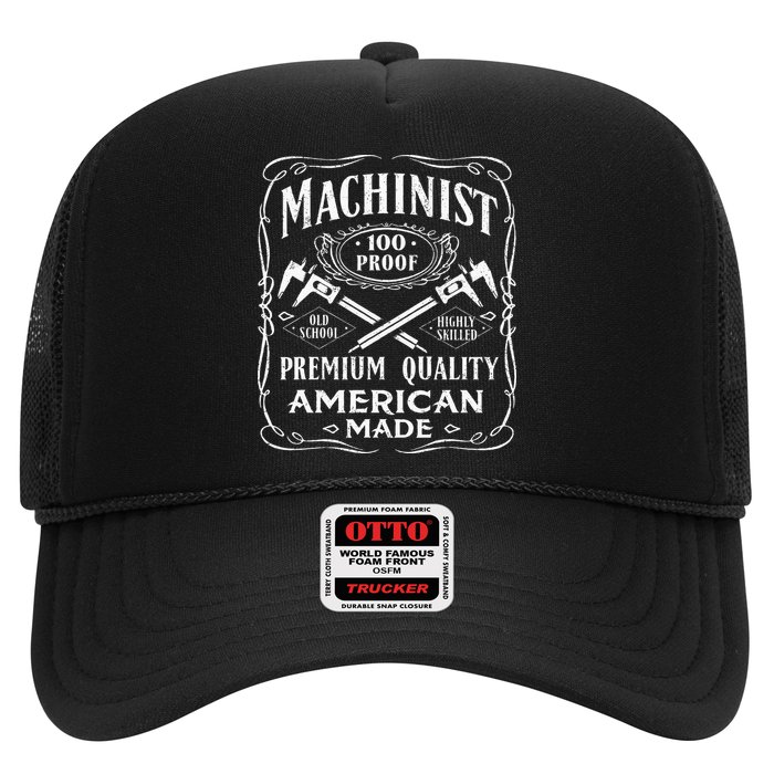 Machinist Machine Operator Engine Driver Trucker Hat