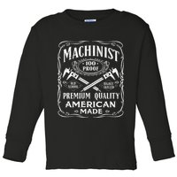 Machinist Machine Operator Engine Driver Toddler Long Sleeve Shirt
