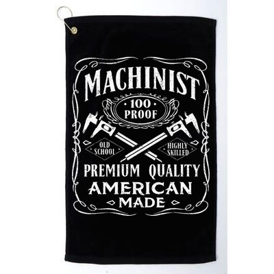 Machinist Machine Operator Engine Driver Golf Towel