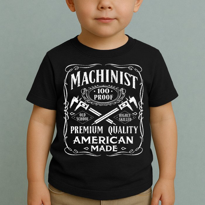 Machinist Machine Operator Engine Driver Toddler T-Shirt