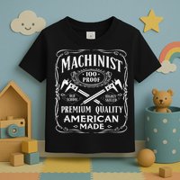 Machinist Machine Operator Engine Driver Toddler T-Shirt