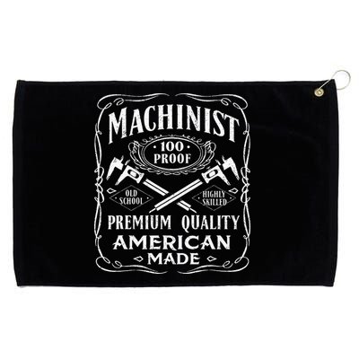 Machinist Machine Operator Engine Driver Grommeted Golf Towel