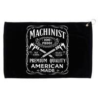 Machinist Machine Operator Engine Driver Grommeted Golf Towel