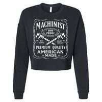 Machinist Machine Operator Engine Driver Cropped Pullover Crew