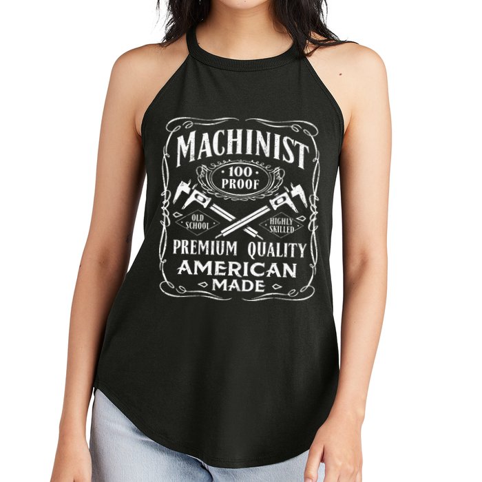 Machinist Machine Operator Engine Driver Women's Perfect Tri Rocker Tank