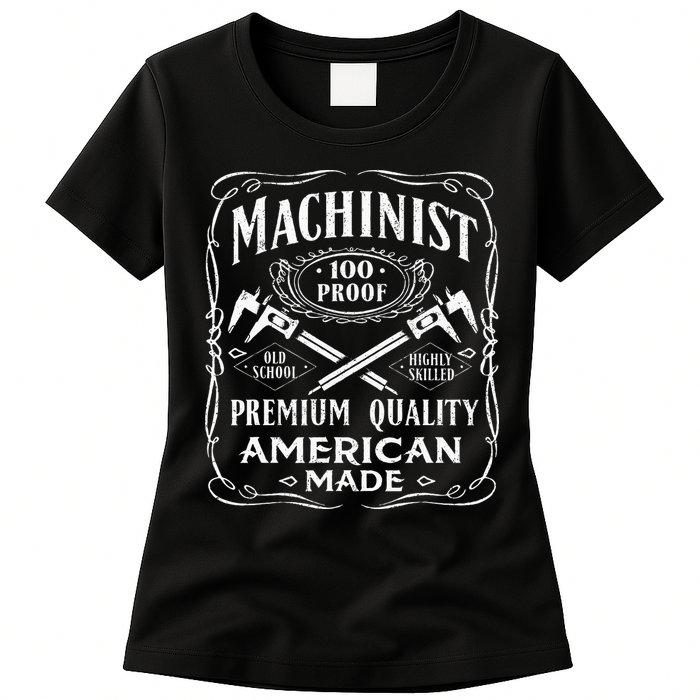 Machinist Machine Operator Engine Driver Womens T-Shirt