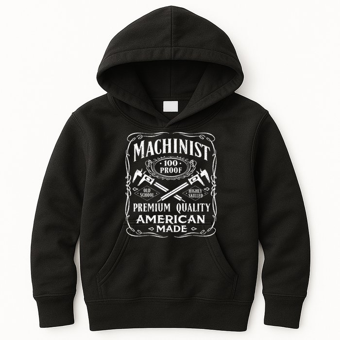 Machinist Machine Operator Engine Driver Kids Hoodie