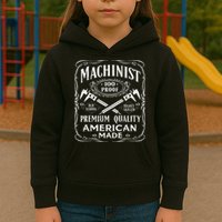 Machinist Machine Operator Engine Driver Kids Hoodie