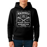 Machinist Machine Operator Engine Driver Kids Hoodie