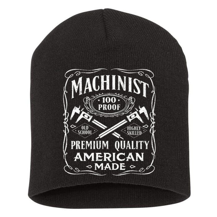 Machinist Machine Operator Engine Driver Short Acrylic Beanie