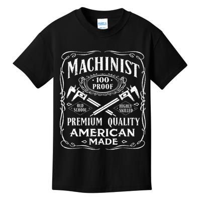 Machinist Machine Operator Engine Driver Kids T-Shirt