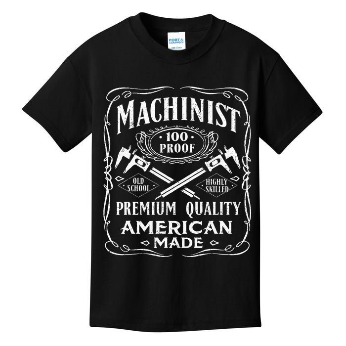 Machinist Machine Operator Engine Driver Kids T-Shirt