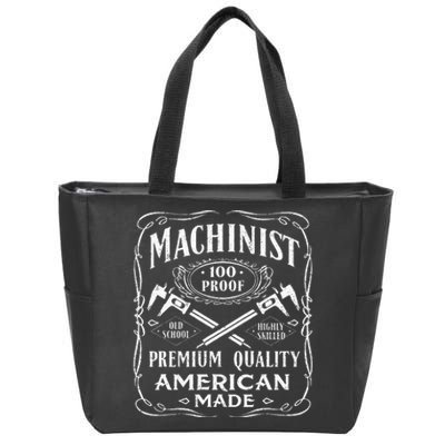 Machinist Machine Operator Engine Driver Zip Tote Bag