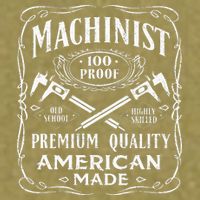 Machinist Machine Operator Engine Driver Garment-Dyed Women's Muscle Tee