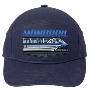 Monorail 7-Panel Snapback Hat