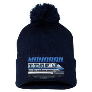 Monorail Pom Pom 12in Knit Beanie