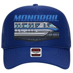 Monorail High Crown Mesh Back Trucker Hat