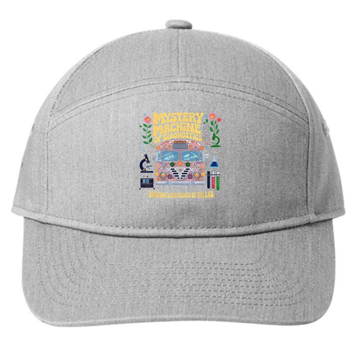  Mystery Machine Of Diagnostics Lab Tech Lab Week 2025 7-Panel Snapback Hat