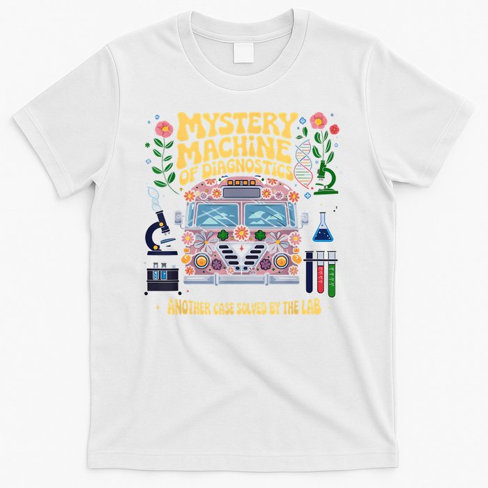  Mystery Machine Of Diagnostics Lab Tech Lab Week 2025 T-Shirt