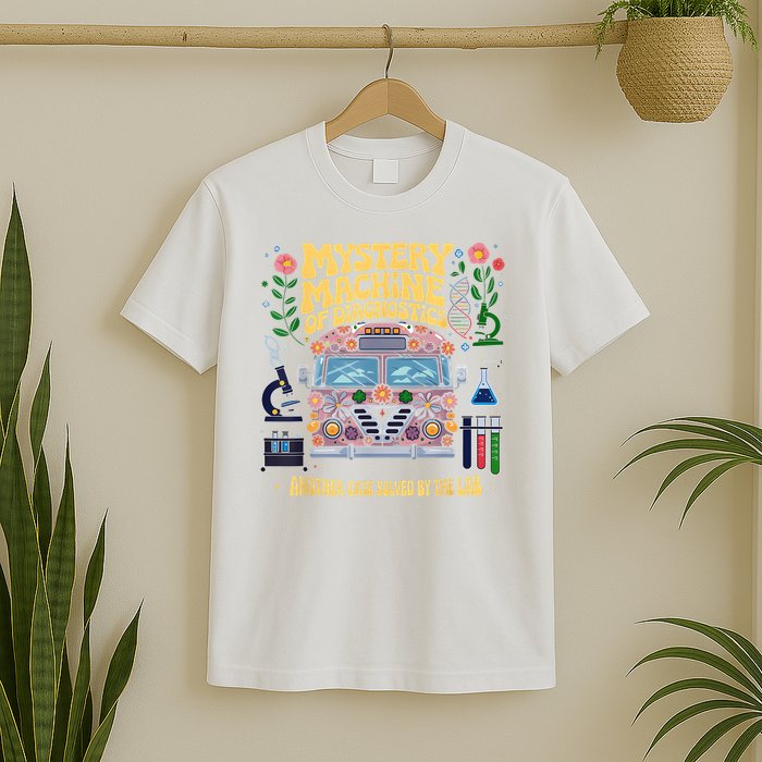  Mystery Machine Of Diagnostics Lab Tech Lab Week 2025 T-Shirt