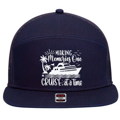 Making Memories One Cruise At A Time 7 Panel Mesh Trucker Snapback Hat