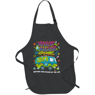 Mystery Machine Of Diagnostics Lab Week 2025 Med Lab Tech Full-Length Apron With Pockets