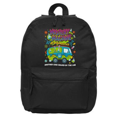 Mystery Machine Of Diagnostics Lab Week 2025 Med Lab Tech 16 in Basic Backpack