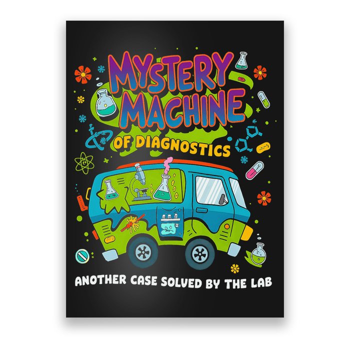 Mystery Machine Of Diagnostics Lab Week 2025 Med Lab Tech Poster