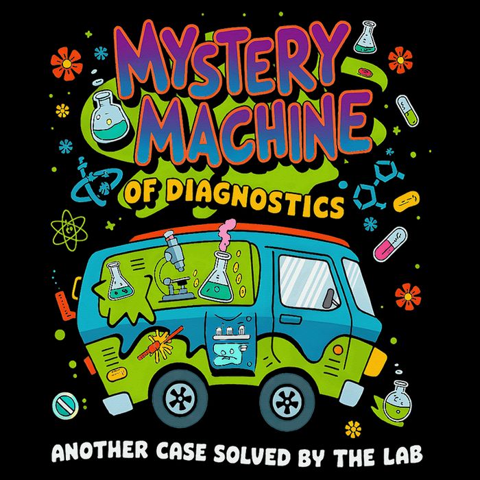 Mystery Machine Of Diagnostics Lab Week 2025 Med Lab Tech Poster