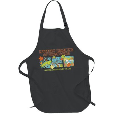 Mystery Machine Of Diagnostics Lab Week 2025 Med Lab Tech Full-Length Apron With Pockets