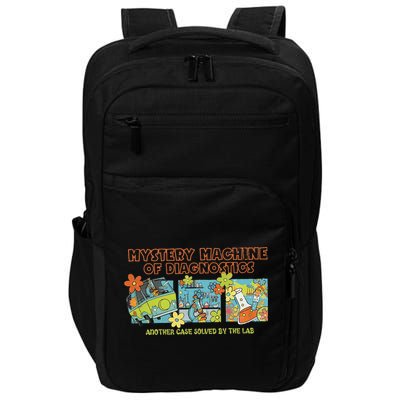 Mystery Machine Of Diagnostics Lab Week 2025 Med Lab Tech Impact Tech Backpack