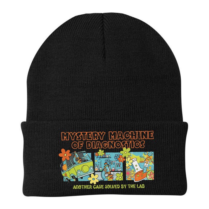 Mystery Machine Of Diagnostics Lab Week 2025 Med Lab Tech Knit Cap Winter Beanie