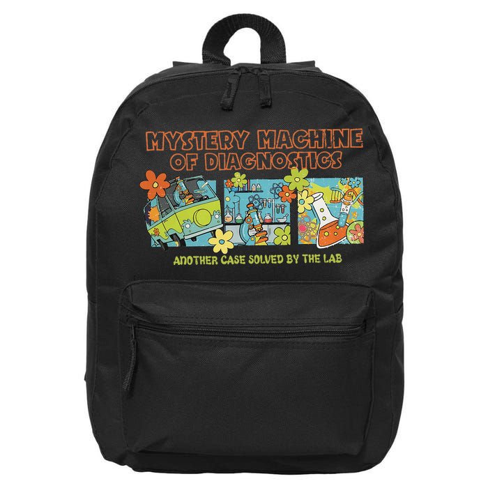 Mystery Machine Of Diagnostics Lab Week 2025 Med Lab Tech 16 in Basic Backpack