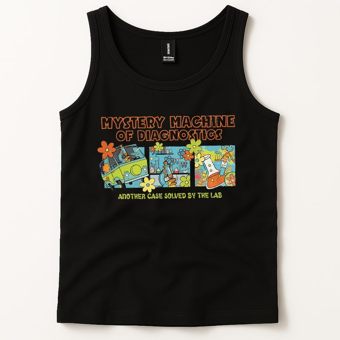 Mystery Machine Of Diagnostics Lab Week 2025 Med Lab Tech Tank Top