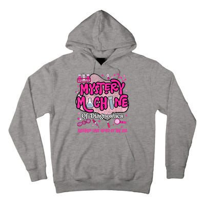 Mystery Machine Of Diagnostics Lab Week 2025 Med Lab Tech  Tall Hoodie