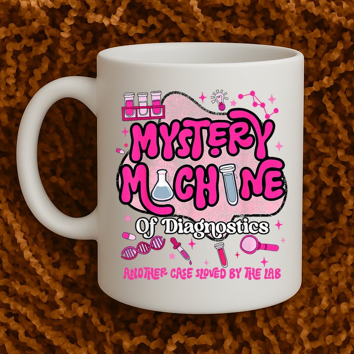 Mystery Machine Of Diagnostics Lab Week 2025 Med Lab Tech  Coffee Mug
