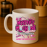 Mystery Machine Of Diagnostics Lab Week 2025 Med Lab Tech  Coffee Mug