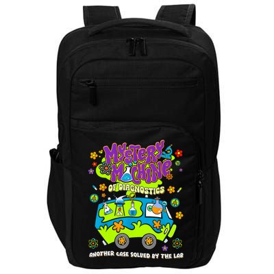Mystery Machine Of Diagnostics Lab Week 2025 Med Lab Tech  Impact Tech Backpack