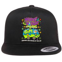 Mystery Machine Of Diagnostics Lab Week 2025 Med Lab Tech  Flat Bill Trucker Hat