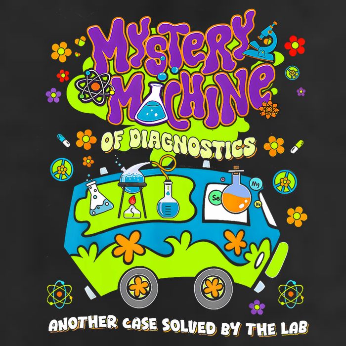 Mystery Machine Of Diagnostics Lab Week 2025 Med Lab Tech  Trucker Hat