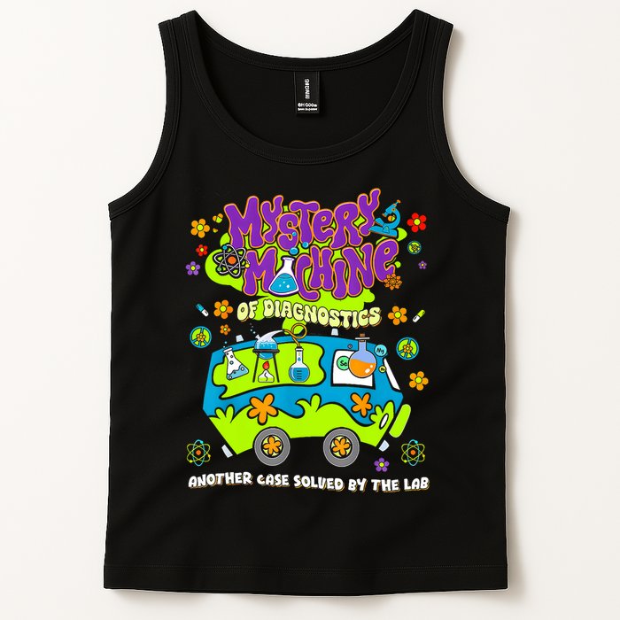 Mystery Machine Of Diagnostics Lab Week 2025 Med Lab Tech  Tank Top